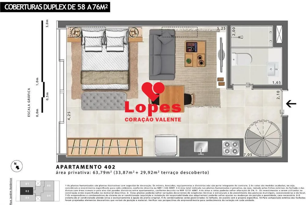 Apartamento, 1 quarto, 33 m² - Foto 8