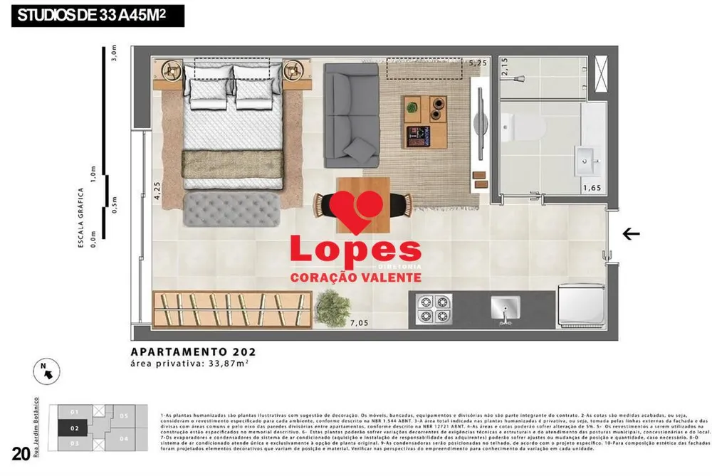 Apartamento, 1 quarto, 33 m² - Foto 23