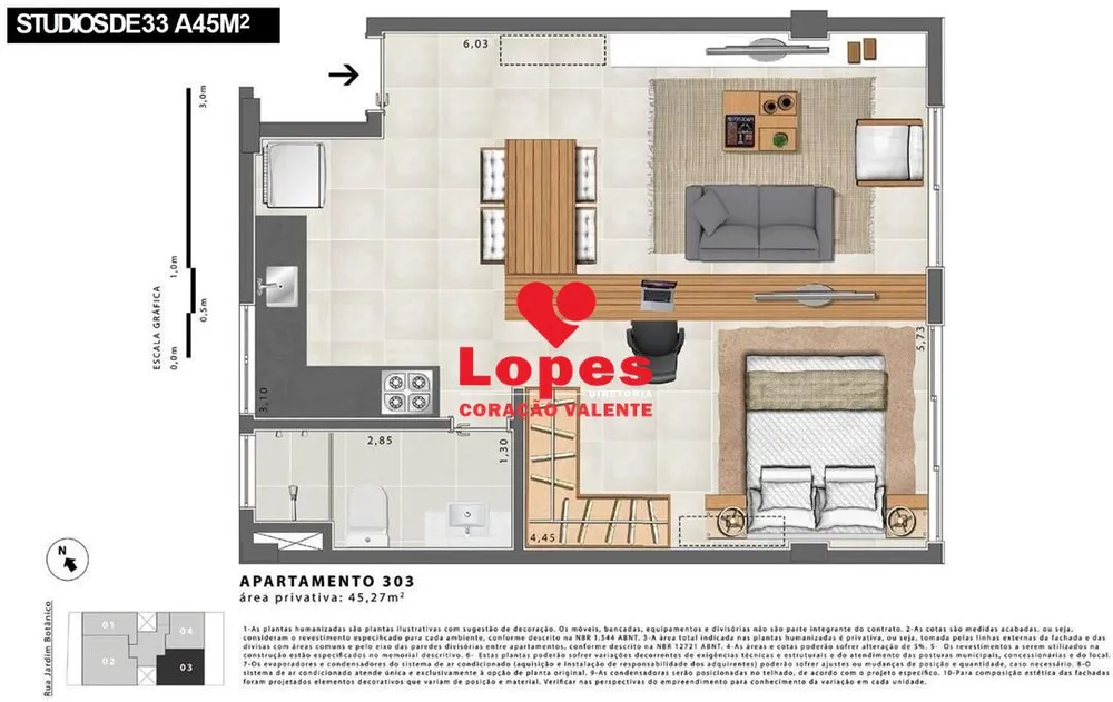 Apartamento, 1 quarto, 33 m² - Foto 18