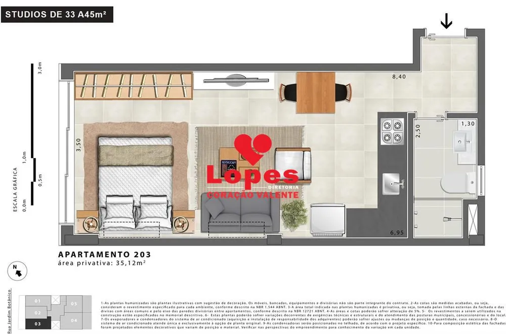Apartamento, 1 quarto, 33 m² - Foto 22