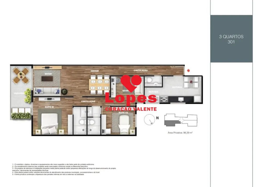 Apartamento, 3 quartos, 90 m² - Foto 29