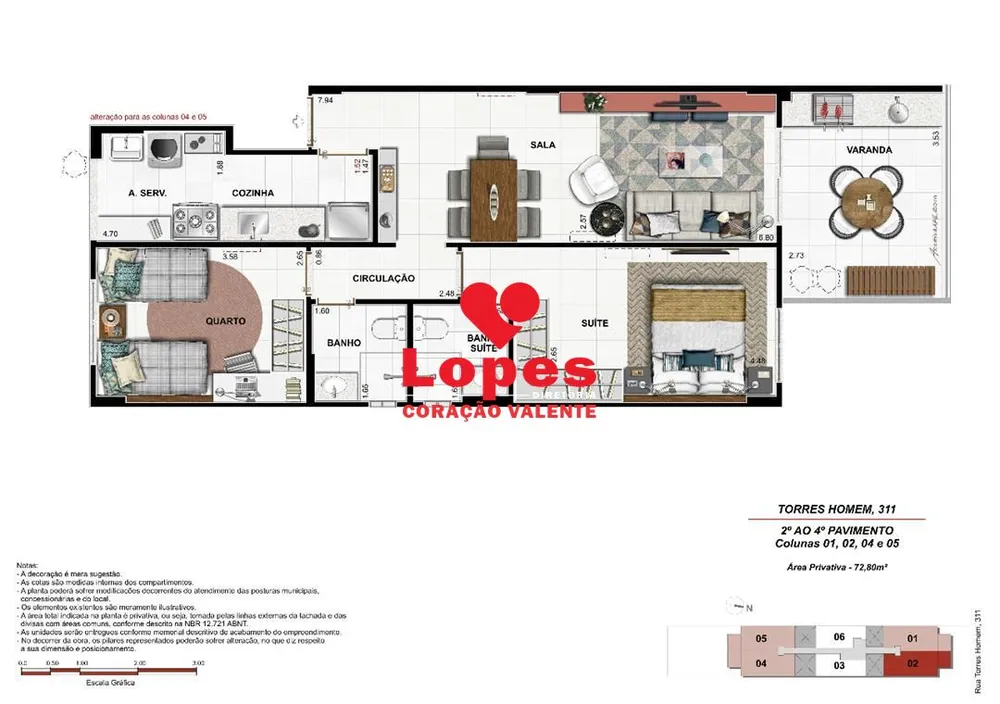 Apartamento, 1 quarto, 72 m² - Foto 11