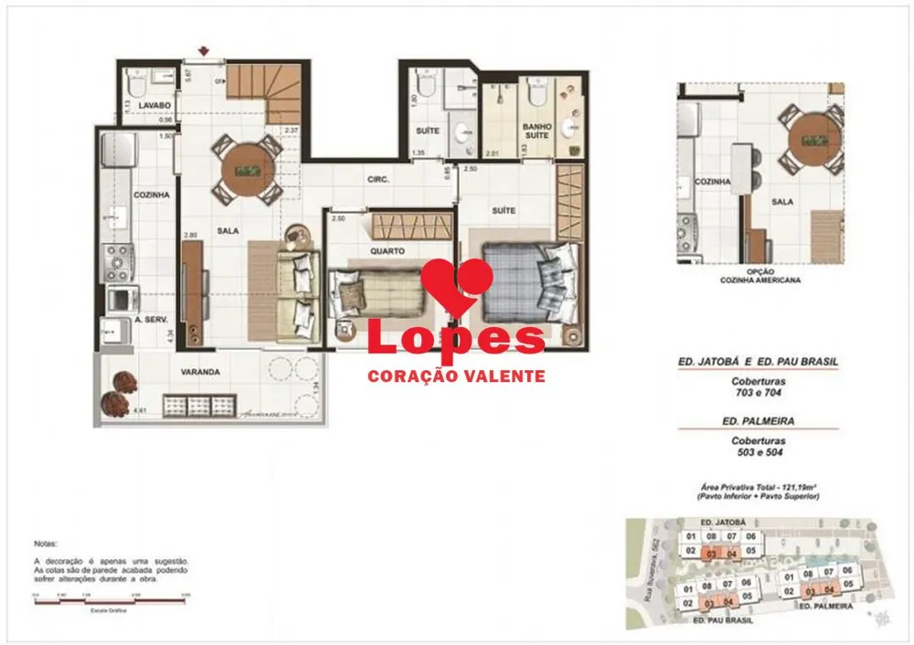 Cobertura, 2 quartos, 121 m² - Foto 18