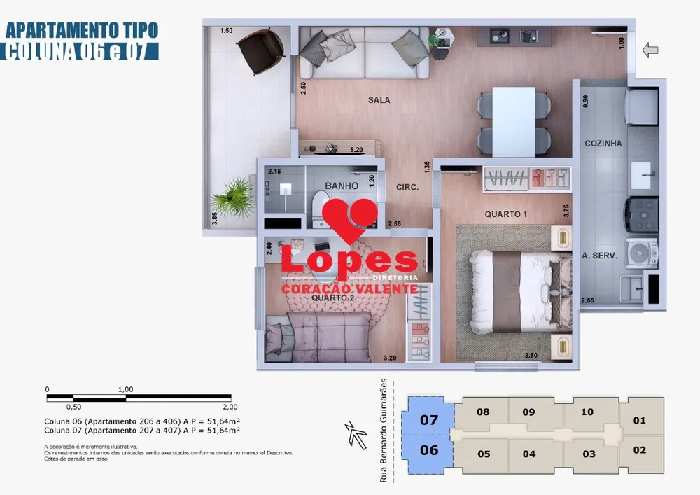 Apartamento, 2 quartos, 48 m² - Foto 20