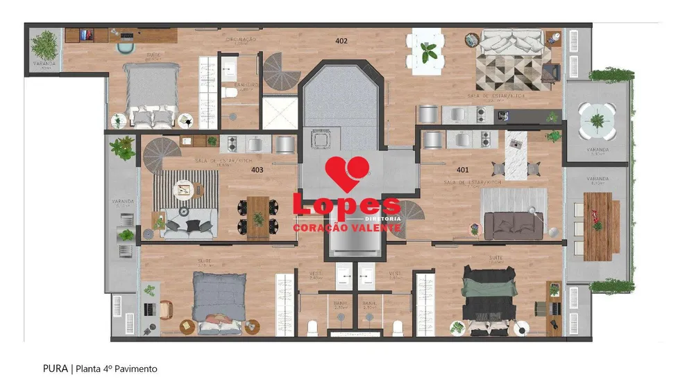 Apartamento, 1 quarto, 54 m² - Foto 21
