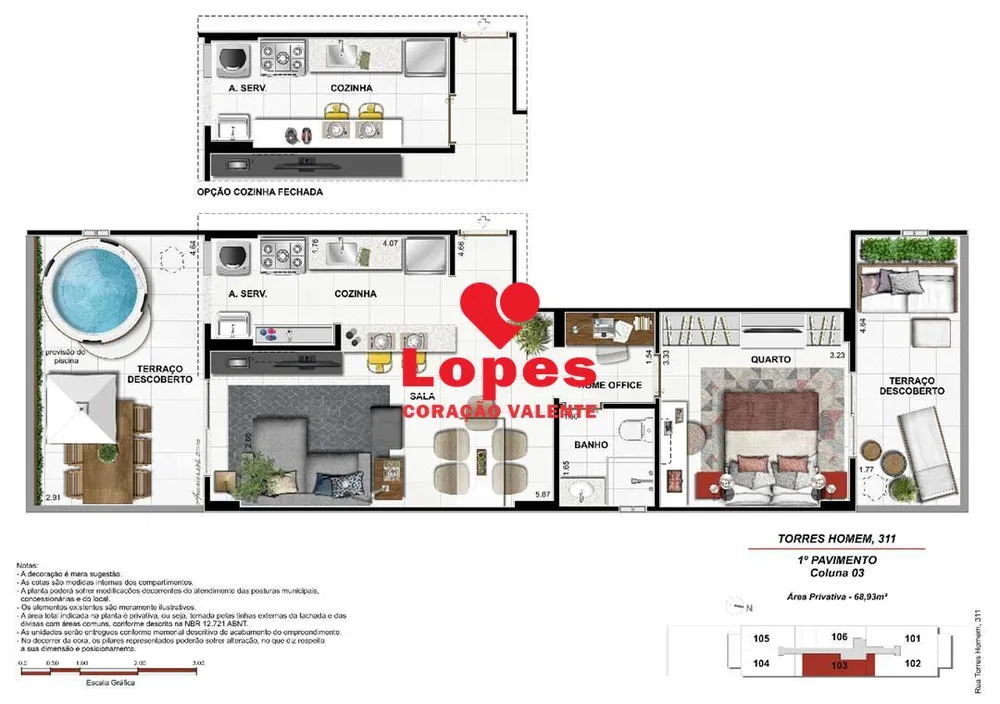 Apartamento, 1 quarto, 46 m² - Foto 26