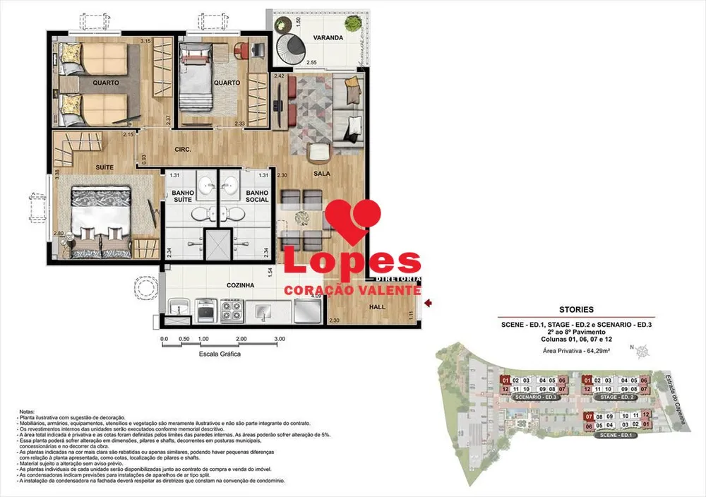Apartamento, 3 quartos, 64 m² - Foto 25