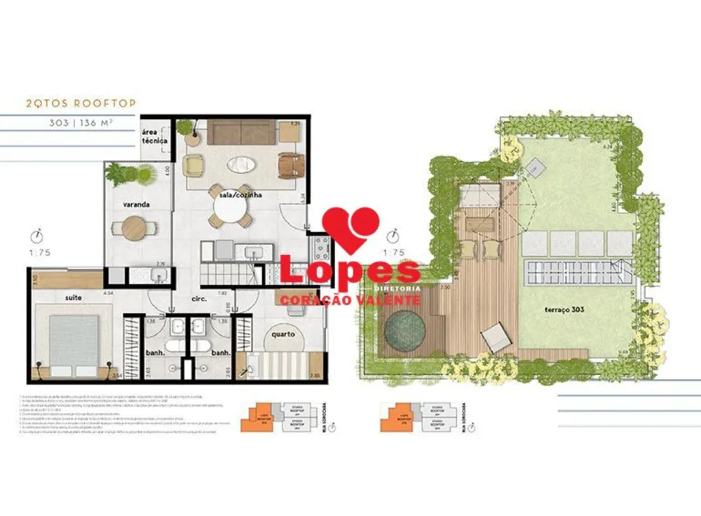Cobertura, 2 quartos, 136 m² - Foto 16