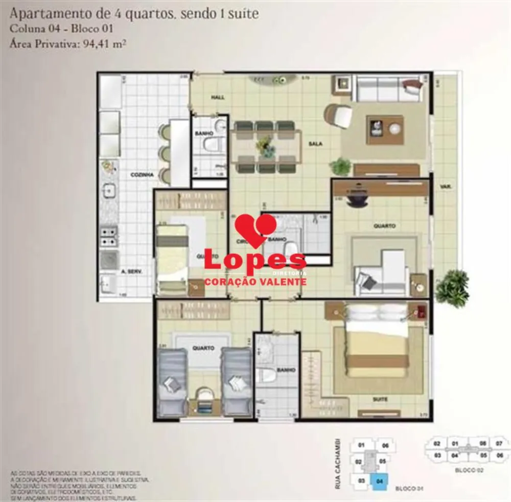 Cobertura, 4 quartos, 94 m² - Foto 18