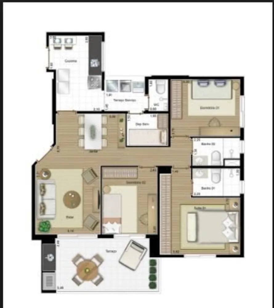 Apartamento, 2 quartos, 101 m² - Foto 20
