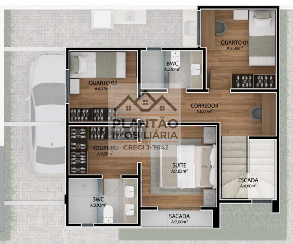 Sobrado à venda com 3 quartos, 124m² - Foto 4
