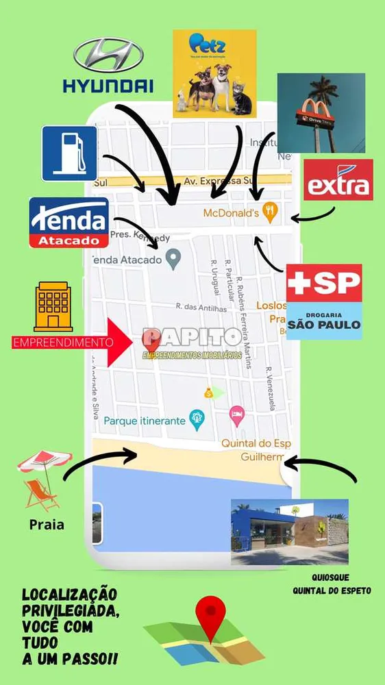 Apartamento, 2 quartos, 68 m² - Foto 3