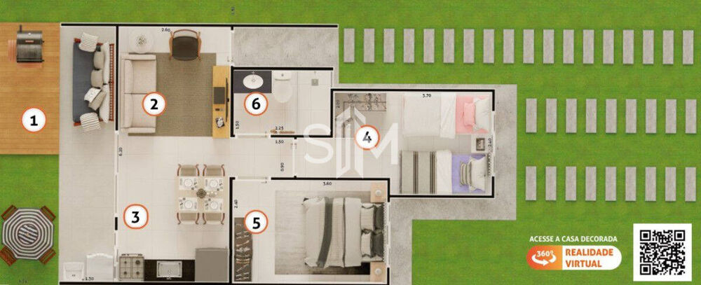 Casa à venda com 2 quartos, 55m² - Foto 8