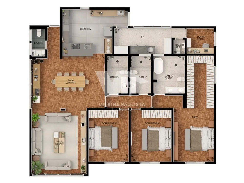 Apartamento, 3 quartos, 220 m² - Foto 5