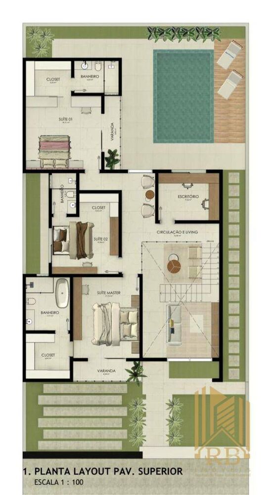 Casa, 3 quartos, 296 m² - Foto 3