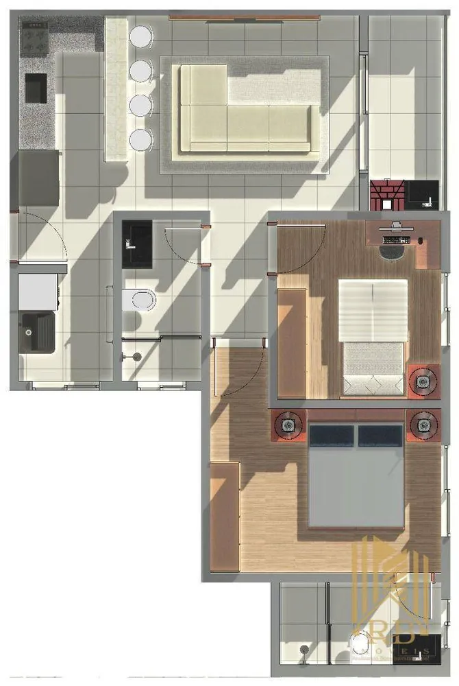 Apartamento, 2 quartos, 63 m² - Foto 4