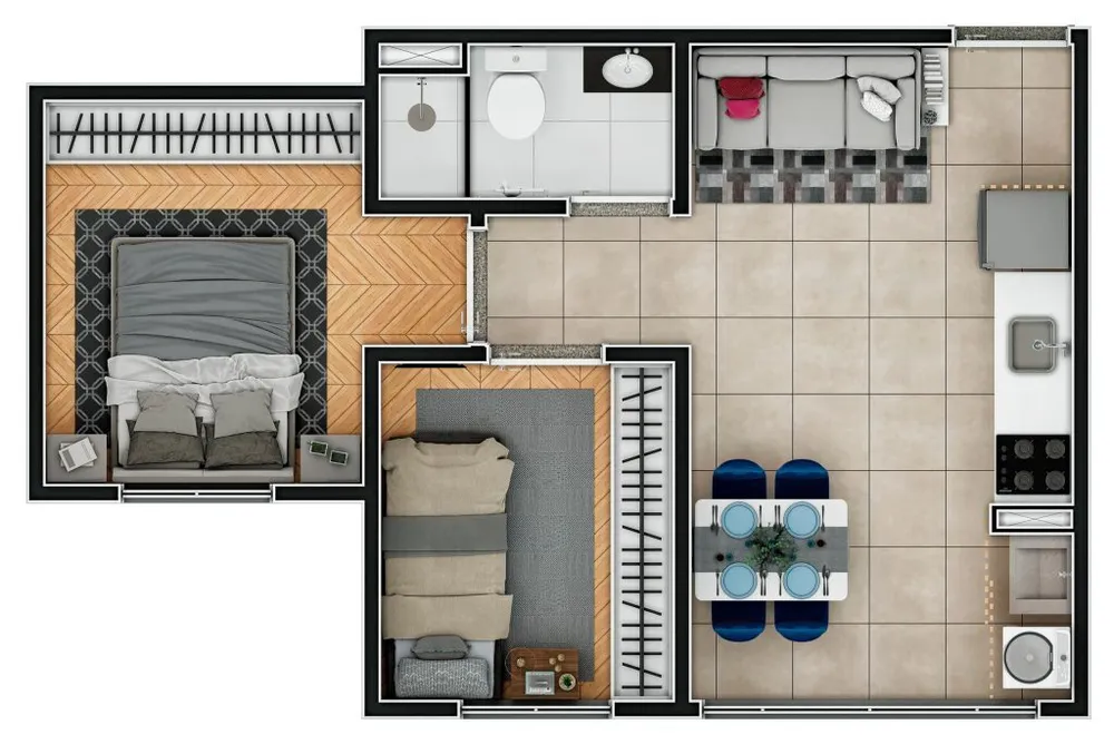 Apartamento, 2 quartos, 38 m² - Foto 13
