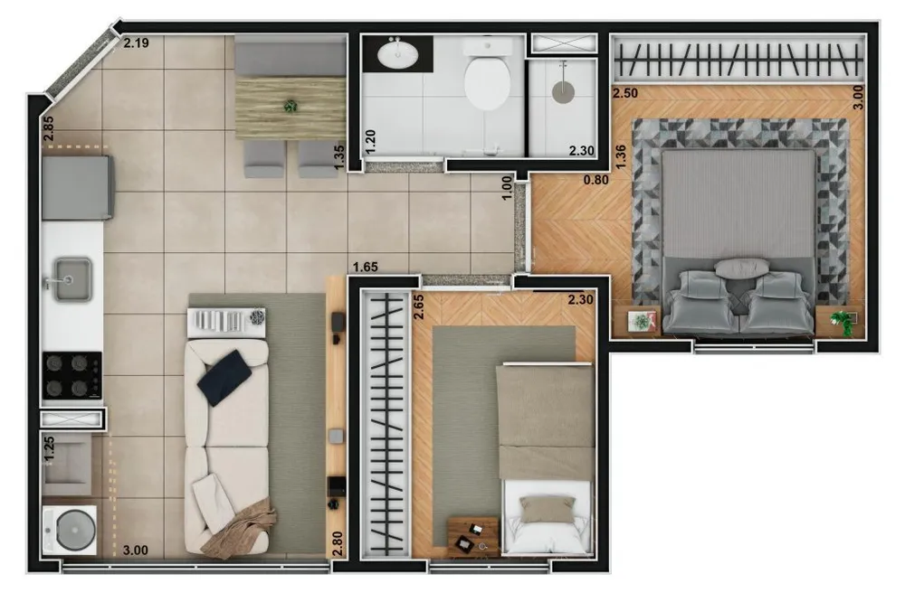 Apartamento, 2 quartos, 38 m² - Foto 15