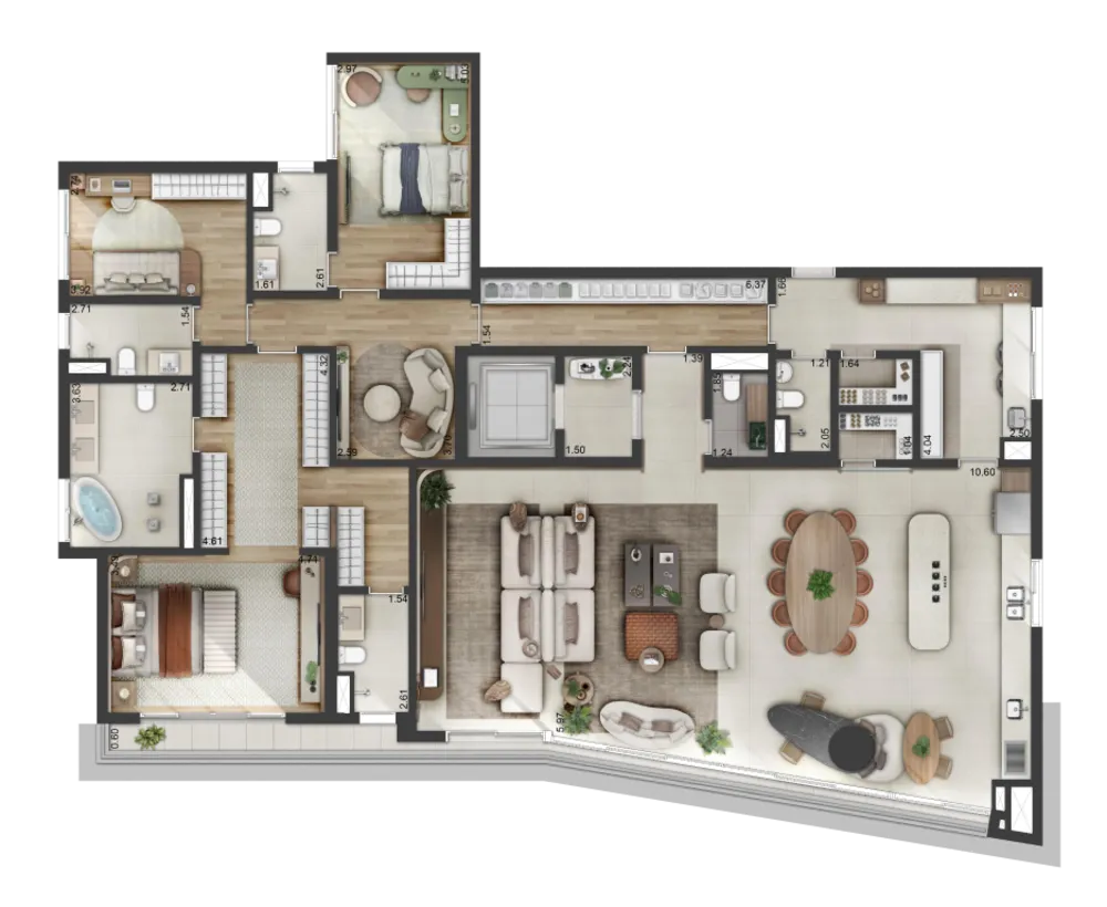 Apartamento, 3 quartos, 280 m² - Foto 14