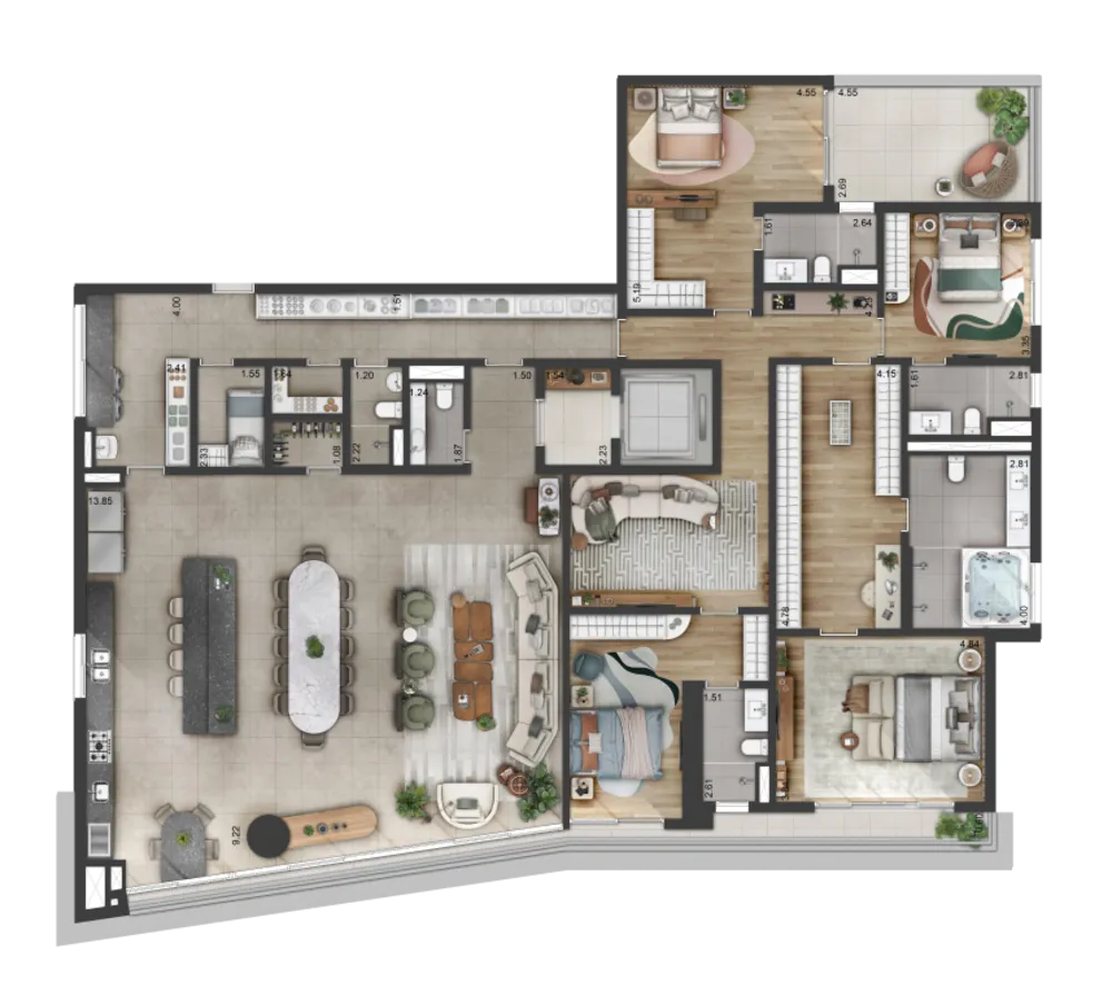 Apartamento, 3 quartos, 240 m² - Foto 16