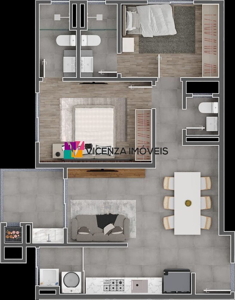 Apartamento, 2 quartos, 72 m² - Foto 7