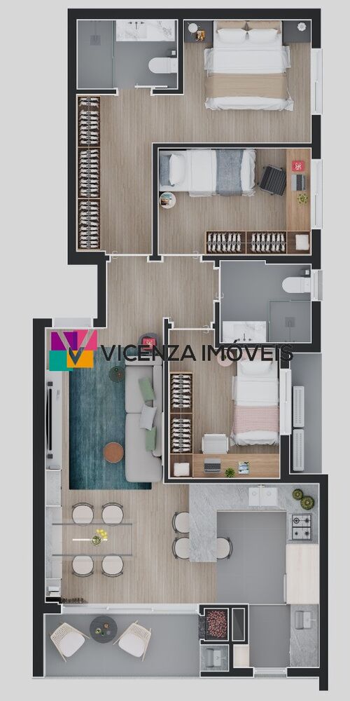 Apartamento, 3 quartos, 84 m² - Foto 16