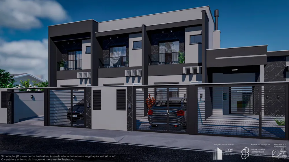 Sobrado, 2 quartos, 80 m² - Foto 1