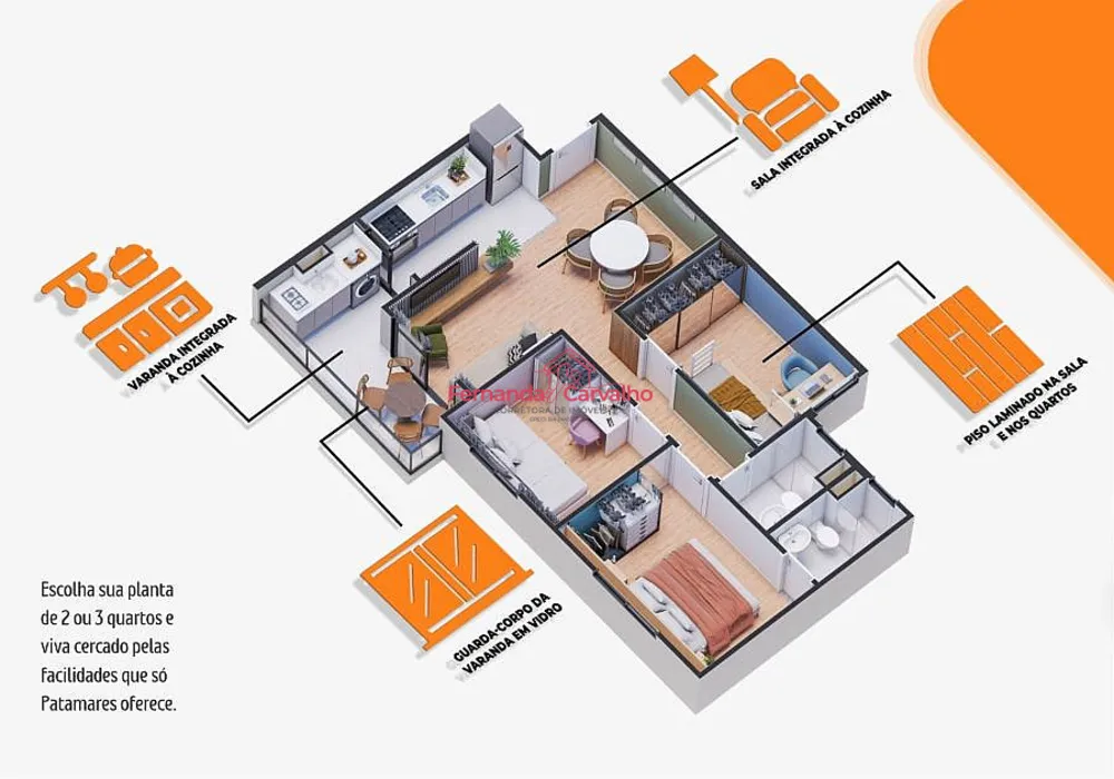 Apartamento, 3 quartos, 64 m² - Foto 11