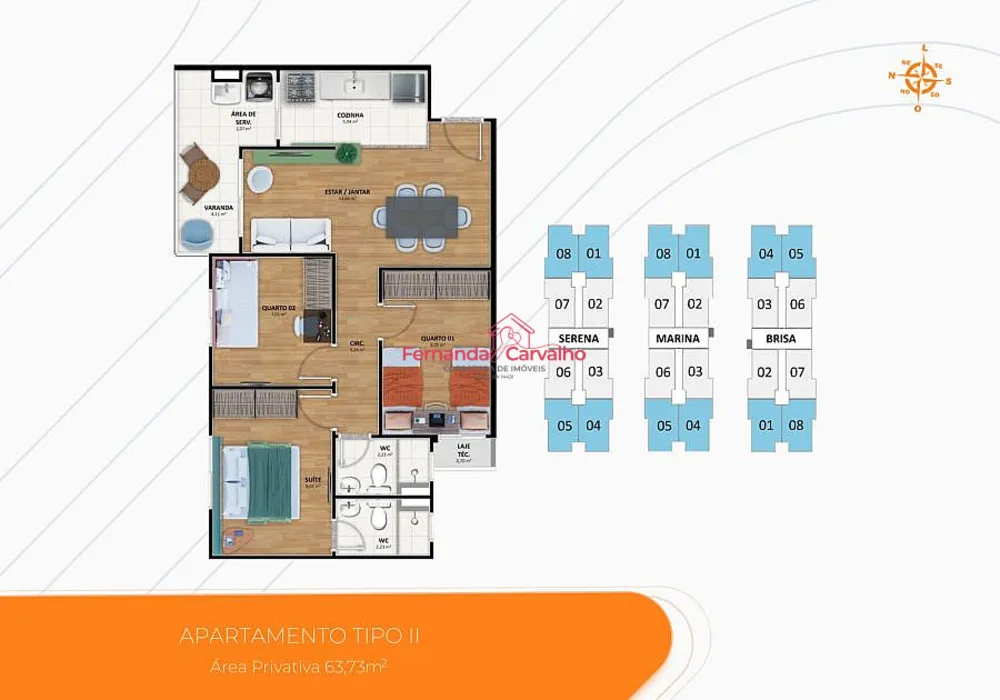 Apartamento, 3 quartos, 64 m² - Foto 9