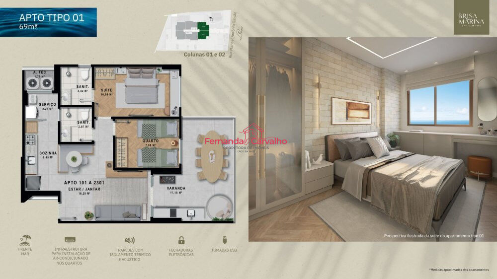 Apartamento, 2 quartos, 69 m² - Foto 15
