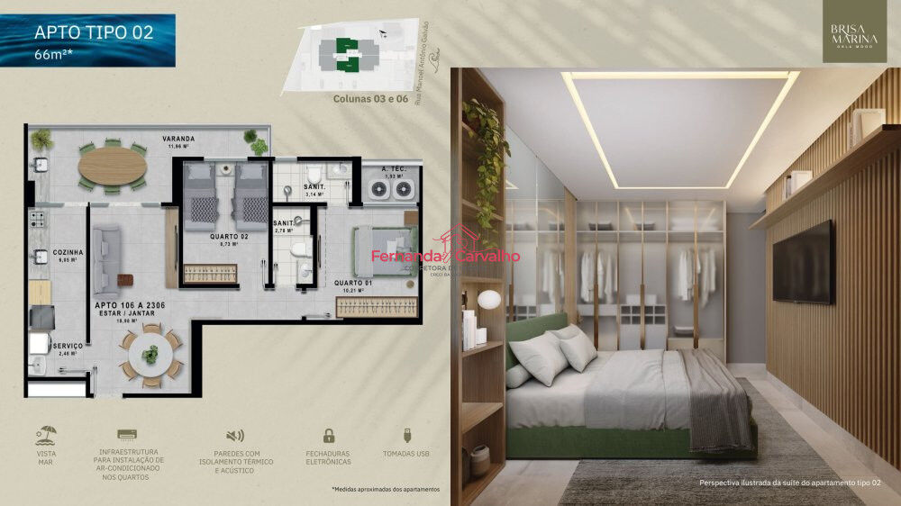 Apartamento, 2 quartos, 69 m² - Foto 18