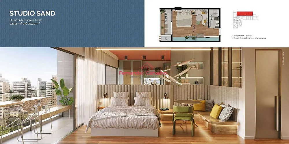 Apartamento, 1 quarto, 27 m² - Foto 4