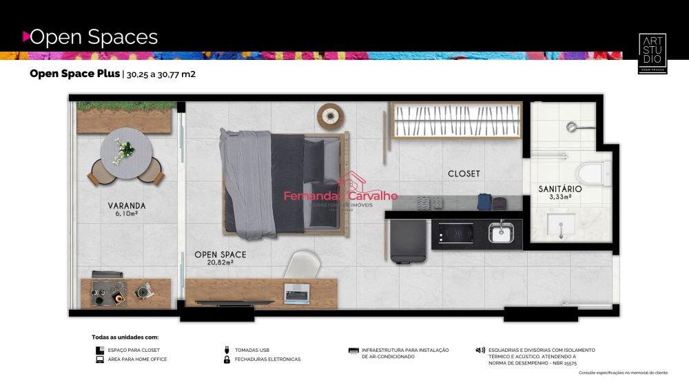 Apartamento à venda com 1 quarto, 18m² - Foto 28