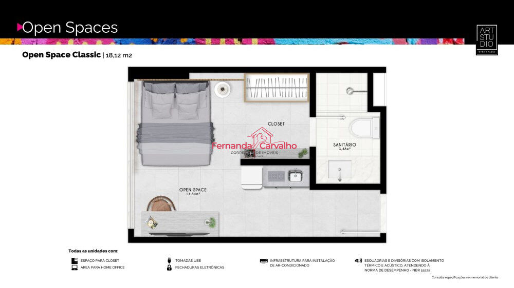 Apartamento à venda com 1 quarto, 18m² - Foto 23