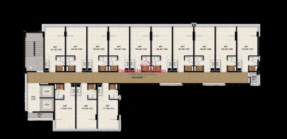 Apartamento, 1 quarto, 18 m² - Foto 3
