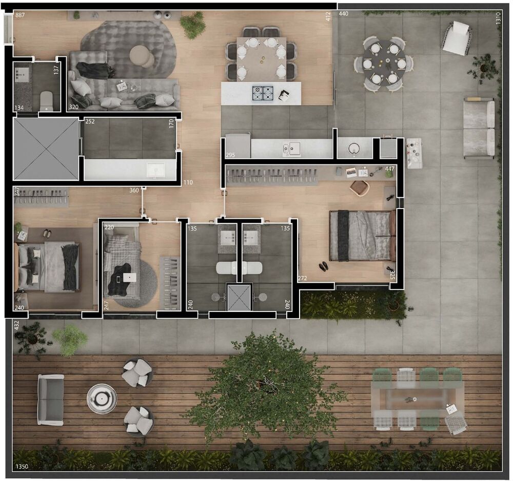 Apartamento, 3 quartos, 89 m² - Foto 2