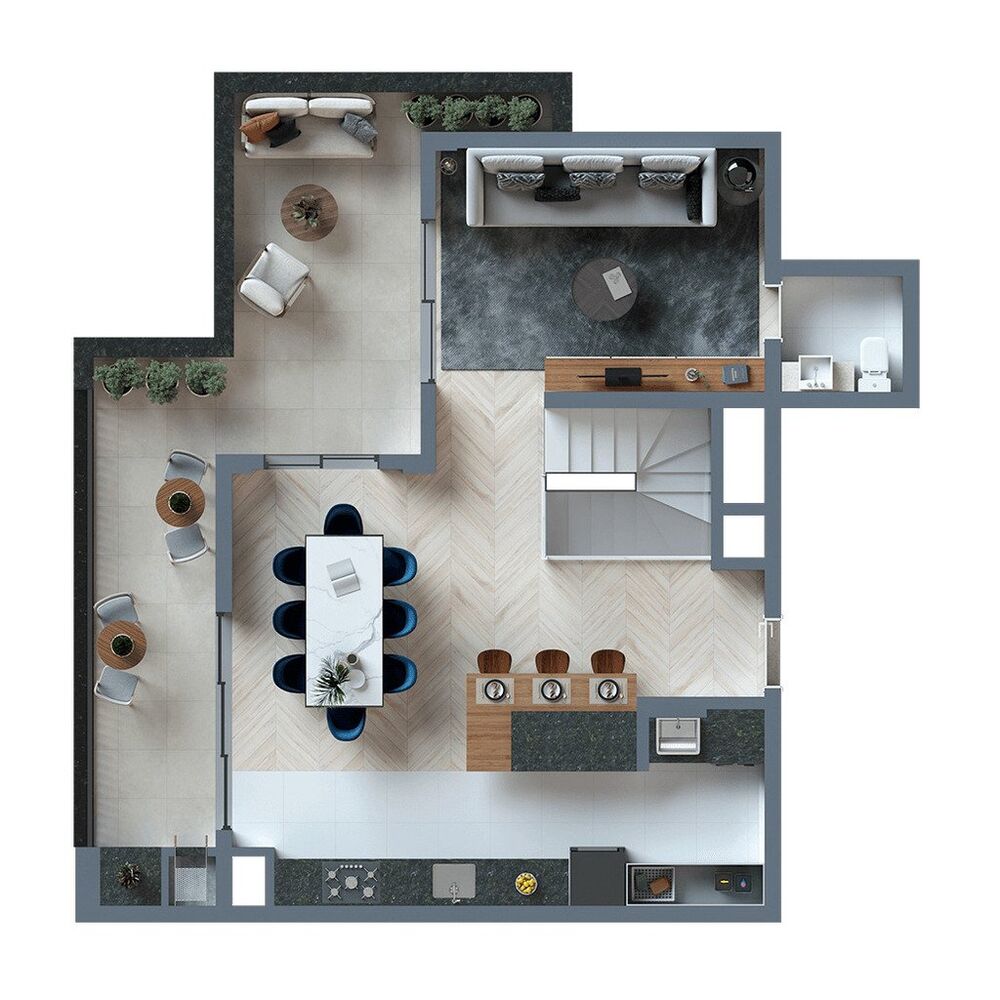 Apartamento à venda com 2 quartos, 61m² - Foto 4