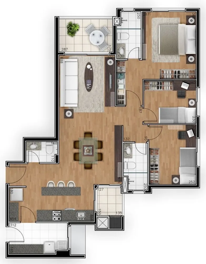 Apartamento, 2 quartos, 81 m² - Foto 3