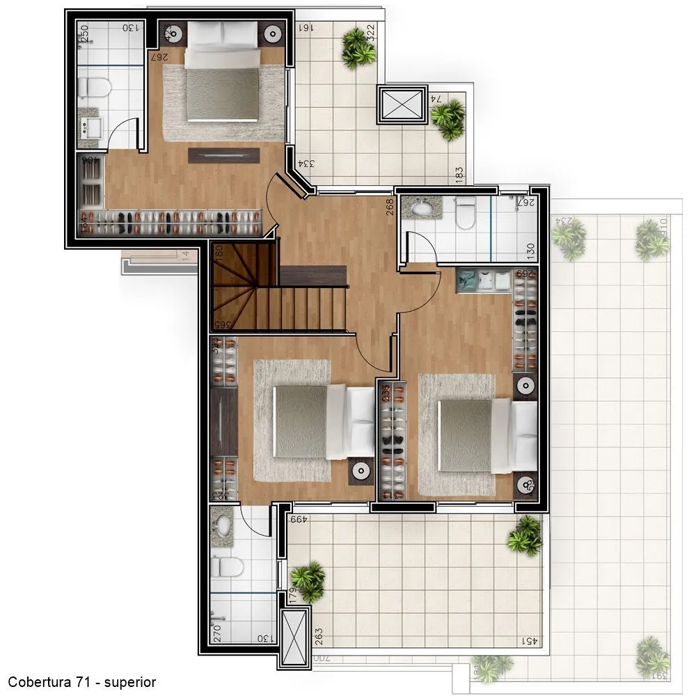 Apartamento, 2 quartos, 81 m² - Foto 2