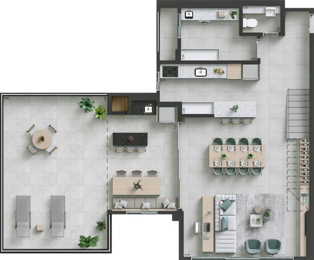 Apartamento, 2 quartos, 85 m² - Foto 4