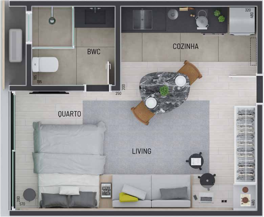 Apartamento, 1 quarto, 30 m² - Foto 5