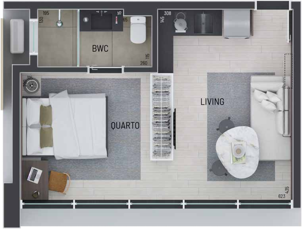Apartamento, 1 quarto, 30 m² - Foto 12