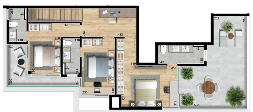 Apartamento, 3 quartos, 94 m² - Foto 4