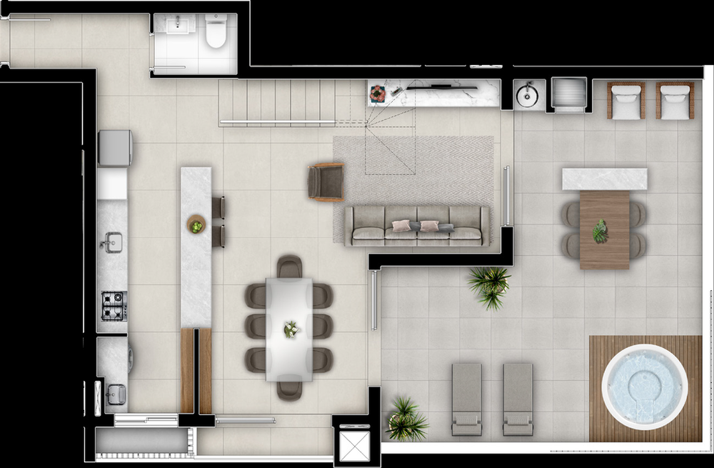 Apartamento, 2 quartos, 167 m² - Foto 2