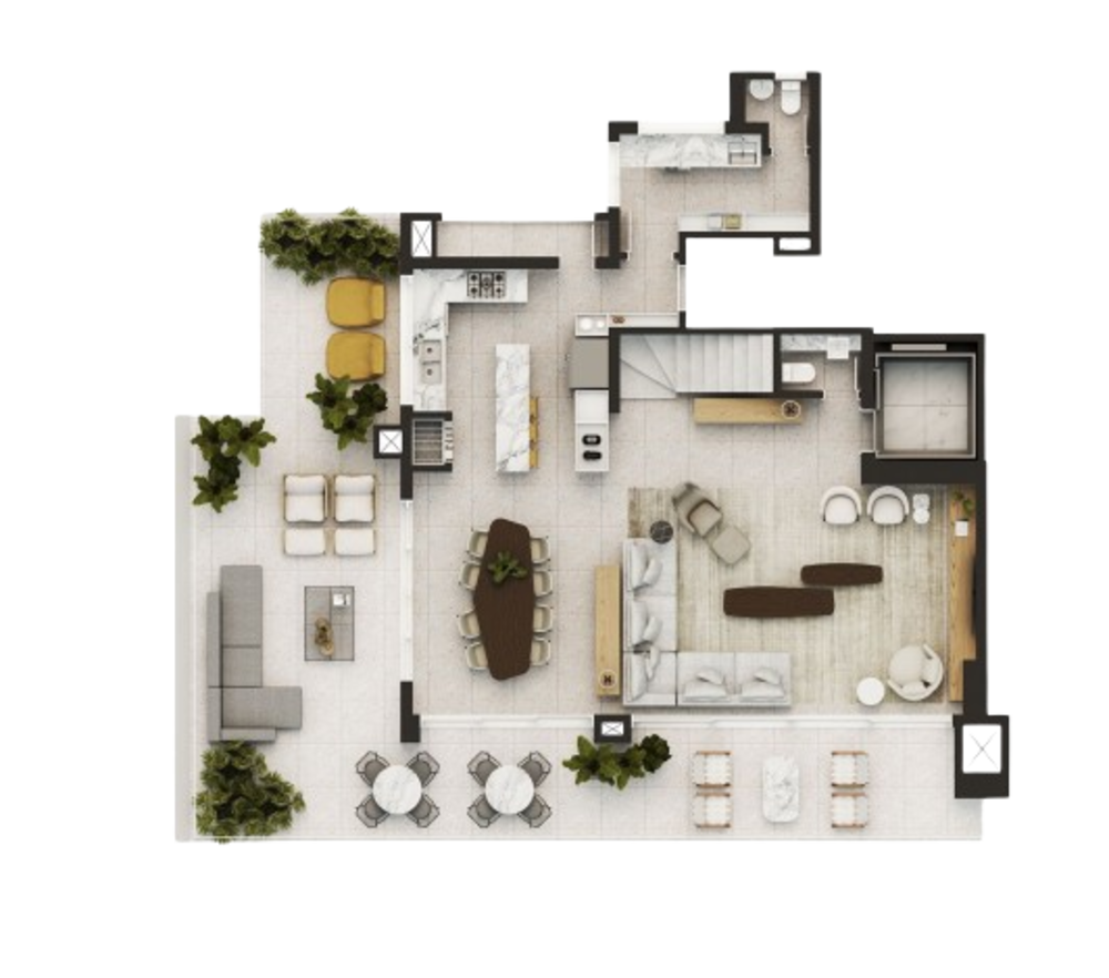 Apartamento, 3 quartos, 200 m² - Foto 4