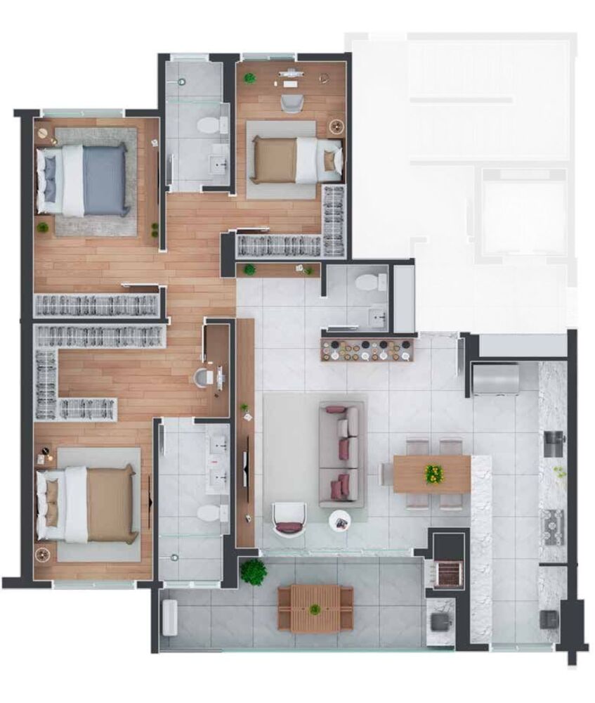 Cobertura à venda com 3 quartos, 203m² - Foto 2