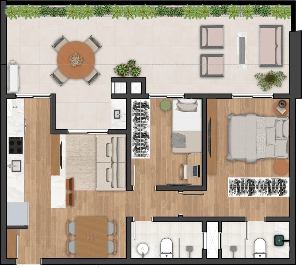 Apartamento, 2 quartos, 102 m² - Foto 4