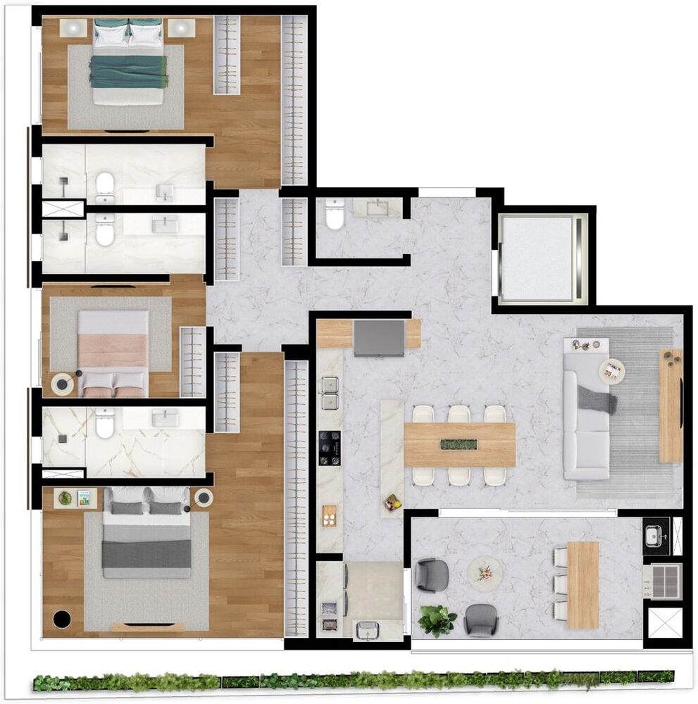 Apartamento, 3 quartos, 191 m² - Foto 4