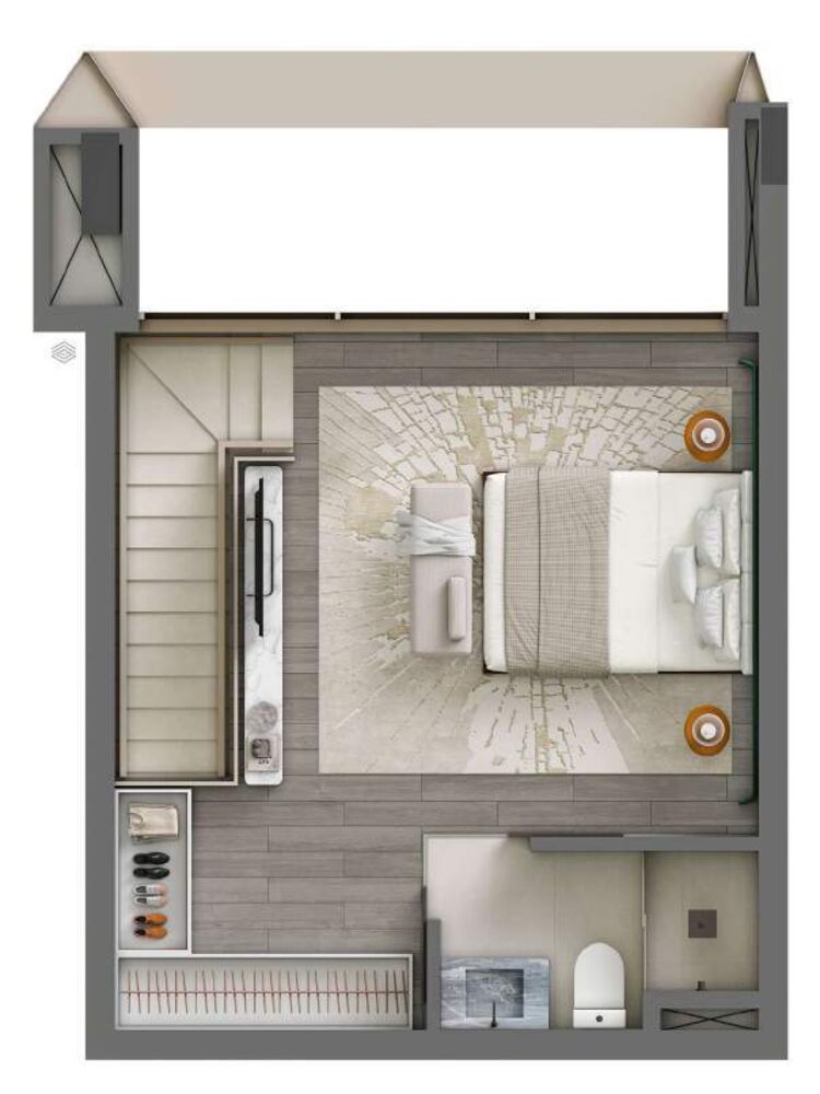 Apartamento, 1 quarto, 25 m² - Foto 52