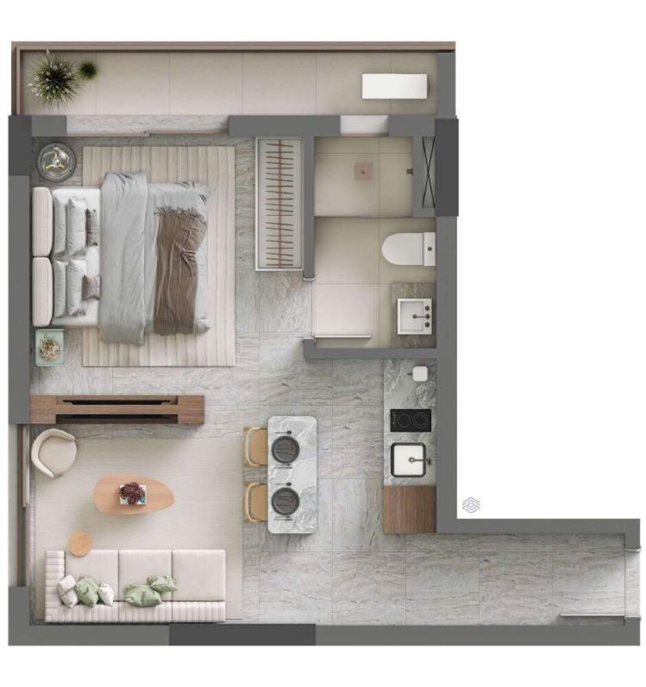 Apartamento, 1 quarto, 25 m² - Foto 32